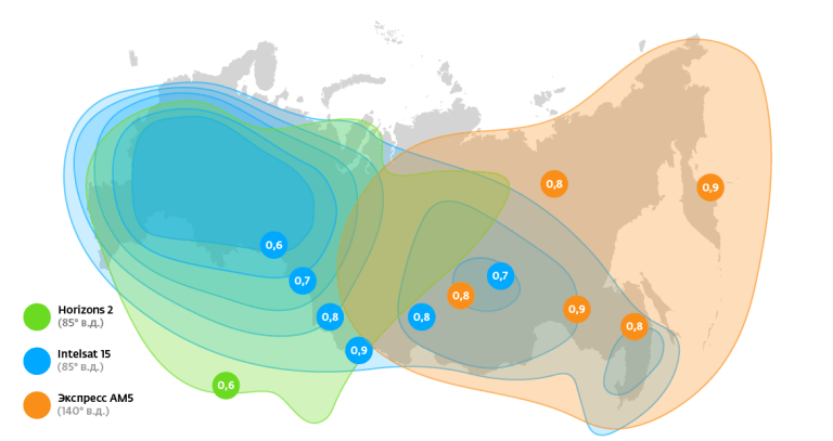 Карта для спутникового телевидения